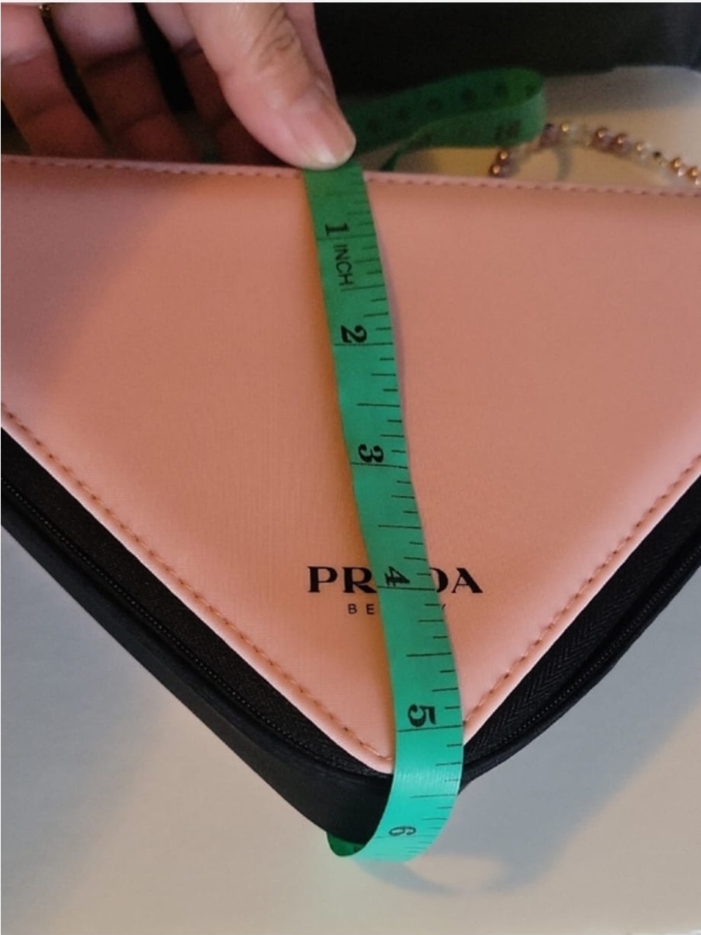 Prada Pink Triangle Pouch - Picture 9 of 9